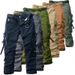 Men's Clothing Overalls With Multiple Pockets Loose Overalls Casual Trousers_viptrois.com
