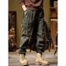 Men's Clothing Trade Trendy Men's Workwear Casual Pants 2025 New Style Parachute Pants High Waisted Wide Leg Sports Pants_viptrois.com