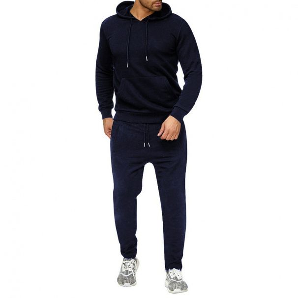 2025 European And American Popular Men's Sweater Hooded Trendy Sportswear Casual Trend Pullover Solid Color Men's Clothing Cover_viptrois.com