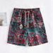 Men's Casual Camouflage Ice Silk Shorts Summer Trendy Loose Straight Leg Sports Thin Five Point Pants_viptrois.com
