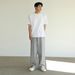 Men's Clothing Style Trendy Wide Leg Sweatpants Cotton Loose Gray Sports Pants Casual Trousers_viptrois.com