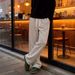 Men's Versatile Trendy Style Casual Trousers Spring Autumn Thin Wide Leg Cotton Linen Long Straight Leg Sports Bottoms_viptrois.com