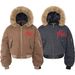 Men's Clothing American Retro Letter Heavy Embroidery Pilot Detachable Hooded Cotton Jacket Men's Winter Thick Cotton Coat_viptrois.com