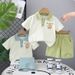Boys' Clothes, Little Lion Short Sleeved New Style, Boys' Summer Children's Two-piece Set, Stylish_viptrois.com