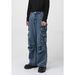 New Work Jeans Men's Blue Washed Mid Rise Jeans_viptrois.com