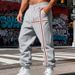 Men's Heavyweight Fleece-Lined Joggers – Winter-Ready Polyester Cargo Pants With Brushed Thermal Lining (Army Green/Charcoal/Navy, S-Xxxl)_viptrois.com