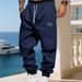 "Men's Velvet Cuff Sweatpants – Loose Fit Casual Pants For Winter (Black/Gray/Apricot, S-XXXL)"_viptrois.com