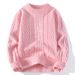 Cozy Cable Knit Sweater Women Men Oversized Christmas Couple Pullover Winter Warm Soft Casual Tops_viptrois.com