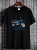 T-Shirt ST70 Dax Monkey Bike Motorbike Motorcycle Biker Short Sleeve Crew Neck Breathable Homme Graphic Stylish Designer Clothes Soft Fashion_viptrois.com