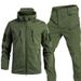 Men's Clothing Men's Shark Skin TAD Softshell Jacket Set Waterproof Warm Winter Cycling Pants Outdoor Sports_viptrois.com