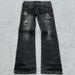 Y2K Gewaschene Jeans Gothic Retro Micro Flared Double Waisted Lace Up Hosen Männer Frauen Streetwear Hohe Qualität Design Sinn Hosen_viptrois.com
