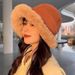 Plush Children's Autumn Winter Solid Color Cute Thickened Fashion Warmth Ear Protection Pile Women's Loose and Sweet_viptrois.com
