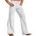 Men's Flared Wide Leg Corduroy Pants Outdoor Casual Fashion Plus Size Solid Color_viptrois.com