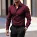 Men's Clothing Spring And Autumn White Shirt Men's Long Sleeved Business Formal Slim Fit Professional Large Size Black Workwear White Suit Shirt_viptrois.com