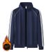 Men's Velvet Cotton Sports Suit Loose Plus Size Casual Cardigan Sweater_viptrois.com