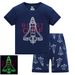 Kid's Clothing Baby Cotton Short-sleeved Riband Cotton Children's Pajamas Air-conditioning Clothes Home Clothes_viptrois.com