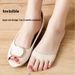 High Heel Forefoot Pad Half Size Pad Women's Silicone Sole Pad Anti Pain Anti Wear Feet Ice Silk Sole Socks Sandals Insole_viptrois.com