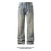 Men's Clothing Fashion Brand White And Black Handsome Jeans Men's Slim Fit Skinny Nine Point Boys' Pants Trousers Casual Pants Spring_viptrois.com