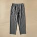 Men's Clothing Japanese Retro Linen Pants Men's Summer Thin Loose Straight Pants Drape Cotton And Linen Trousers Men's Casual Pants_viptrois.com