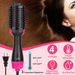 Hot Hair Brush 4 In 1 Hair Dryer Volumizer Brush Dryer Comb For Straightening Curling Drying_viptrois.com