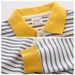 XUANMU Spring Autumn Children Boy Knitted Polo Shirts Striped Baby Boy Pullover Cotton Exterior Kid Boy Sweater XB054_viptrois.com