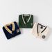 kids'clothing Boy's sweater cardigan baby V-neck embroidered children's top_viptrois.com