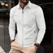 Loom 2024 European And American Cross-Border Men's Autumn New Waffle Solid Color Zipper Pocket Long Sleeve Jacket Coat Top_viptrois.com