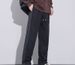 Retro Lyocell Striped Relaxed Fit Drawstring Pants For Men - Casual Loose Straight Leg Trousers With Elastic Waist (Black, Gray, Army Green)_viptrois.com