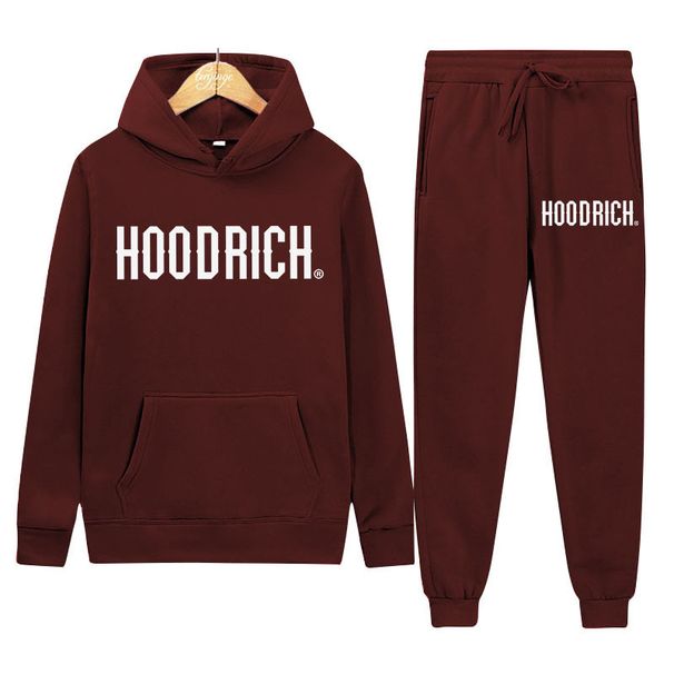 Men's Clothing Fashion Brand 12PNI Letter Printed Hoodie Casual Sports Suit Plus Velvet Thickened_viptrois.com