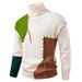 "Men's Casual Knit Sweater – Soft Round Neck Pullover For Autumn & Winter In Black, Green & Blue"_viptrois.com