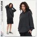 2024 New 425G Batik Vintage Hooded Sweatshirt European Size Black Loose Washed Unisex_viptrois.com