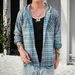 Vintage Checkered Hooded Jacket – Unisex Oversized Plaid Coat (S-XL, 4 Colors)"_viptrois.com