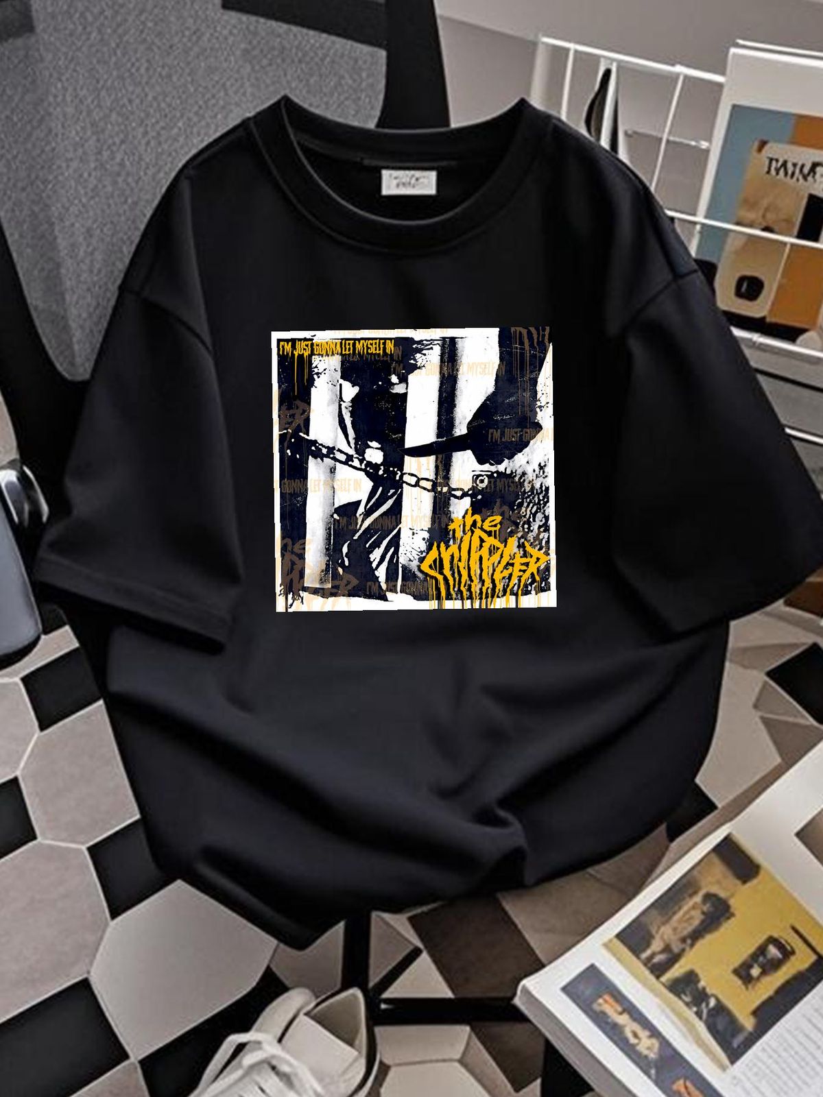 THE CRIPPLER I'm Just Gonna Let Myself In T Shirt NEW Eat Turnbuckle Shlak Stretched Soft Breathable Unisex Top For Everyday Wear Casual Stylish_viptrois.com