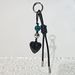 Bag Pendant Simple And Creative New Leather Rope Heart-shaped Keychain Weaving_viptrois.com