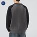 Pure Muchu Clothing | Autumn Winter New Style Raglan Sleeve Color-Block Pine Check Sweater Men's Loose American Heavy_viptrois.com