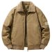 Men's Clothing Autumn And Winter New Style Lambskin Jacket Workwear Men's Plus Velvet Thickened Cotton Coat Warm Lapel Cotton Casual Cotton Coat_viptrois.com