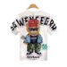 Men's Clothing High Quality Drop Shoulder Cotton T Shirt Men's Summer New Trendy Brand Half Sleeved Top Fun Cartoon Bear Short Sleeved T_viptrois.com