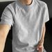 Short-sleeved Deconstructed Patchwork Design Summer Men's American High Street Loose Heavyweight T-shirt Base Shirt_viptrois.com