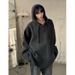 Loom Loom Hooded Men Autumn Winter Lazy Knitted Sweater Couple American Retro Jacket Harajuku Style_viptrois.com