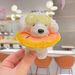 Creative Swimming Ring Sunglasses Puppy Plush Pendant Doll School Bag Pendant Doll Keychain Girl Gift_viptrois.com