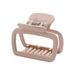 Cute Minimalist Small Hollow Square Claw Clip - Korean Style High Ponytail Clip For Thin Hair - Back-of-Head Updo Accessory_viptrois.com