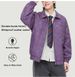 Men's Japanese Workstyle PU Leather Jacket - Oversized Casual Motorcoat With Multiple Pockets_viptrois.com