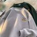 Unisex Streetwear Hoodie - Fleece-Lined Oversized Pullover With Zip-Up, Trendy Couple Outfit For Fall & Winter_viptrois.com