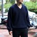 Men's Clothing Slim Fit V-Neck Knit Sweater, Lightweight Cotton Blend Pullover, Casual Winter Wear For Business & Daily Outfits (Multiple Colors)_viptrois.com