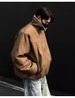 Fur Integrated Lamb Wool Jacket Men's Fleece Thickened Leather Jacket Cotton Jacket American Lapel Jacket_viptrois.com
