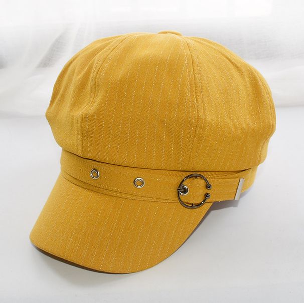 Internet Celebrity Octagonal Spring And Summer Thin Versatile Beret, British Style Hat For Women, Korean Version Trendy_viptrois.com