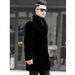 Men's Clothing Men's Imitation Mink Fur Men's Mink Coat Whole Mink Haining Fur Long Fur Coat Winter Jacket Large Size_viptrois.com