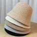 New Hat, Female Fisherman Spring And Summer Hollowed Out Sun Protection, Shading Bucket Basin Hat_viptrois.com