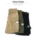 Men's Style Cargo Shorts Trendy Summer Casual Loose Fit Pure Cotton Five Point Pants_viptrois.com