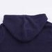 Retro Zip-Up Hooded Sweater – Polyester Knit Cardigan With Stand Collar (Navy) – Unisex Lightweight Layering Piece For Autumn_viptrois.com